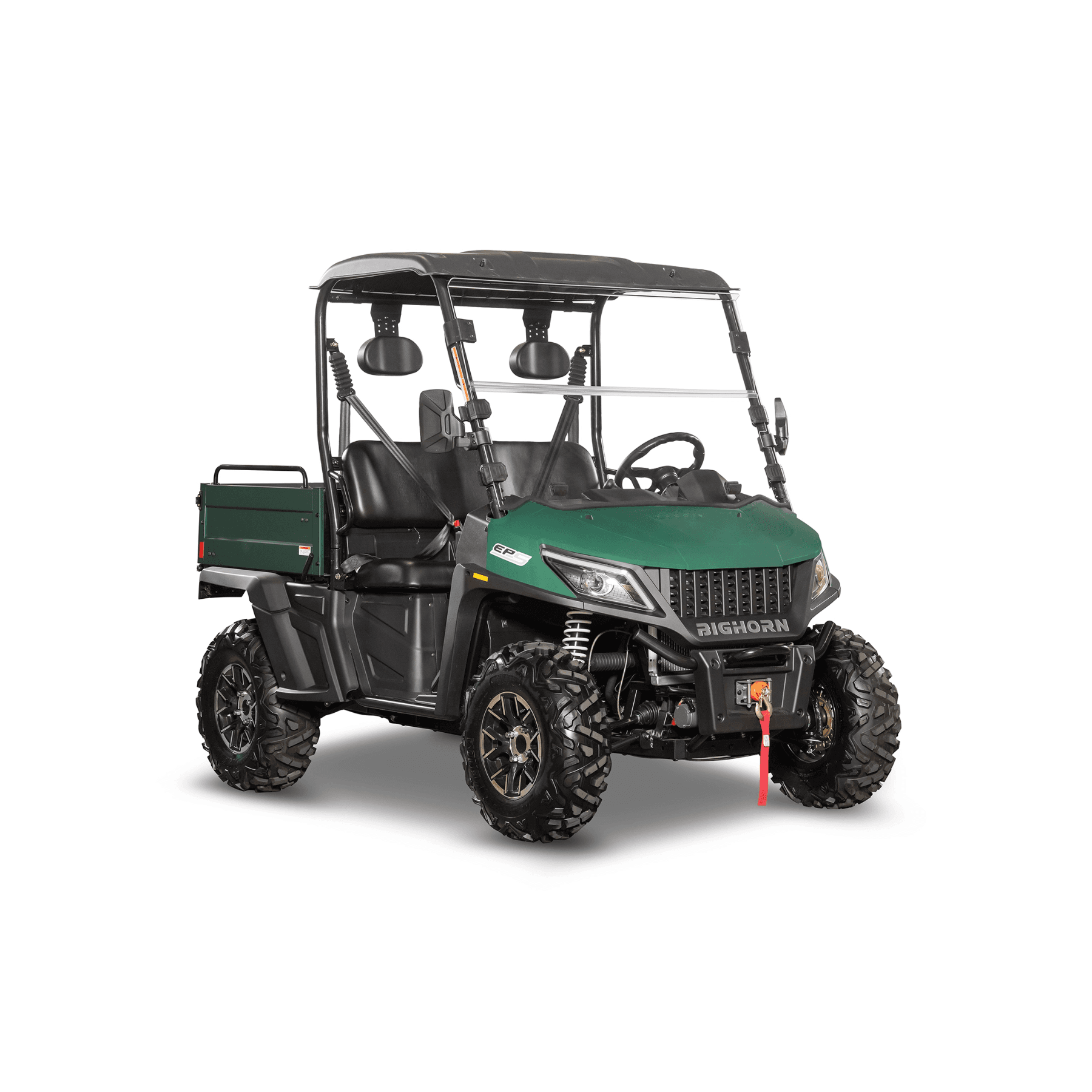 Utility vehicle on a property